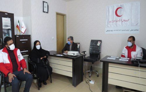 برگزاری آزمون تربیت مربی هلال احمر در فریمان خراسان رضوی