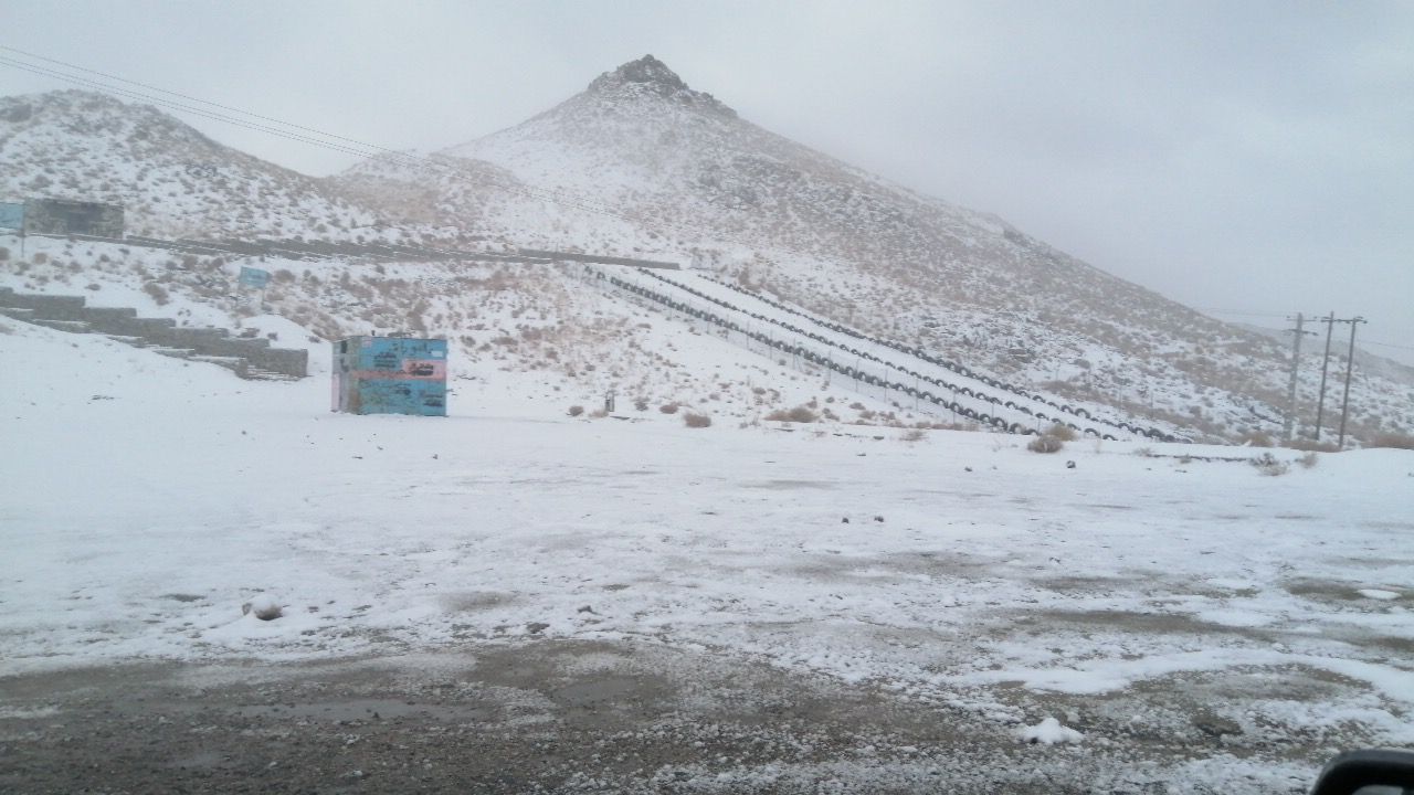 استان یزد سفیدپوش شد
