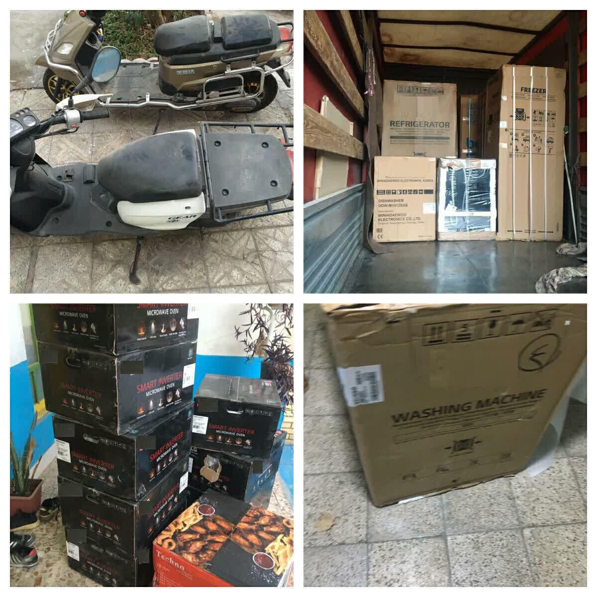 کشف کالای قاچاق از یک انبار غیر مجاز در اصفهان