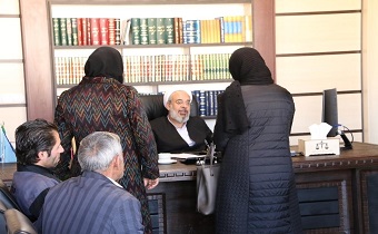 دیدار مردمی رئیس کل دادگستری استان زنجان