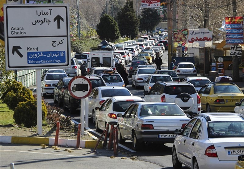 وضعیت ترافیکی راه های استان البرز؛ ۲۶ بهمن