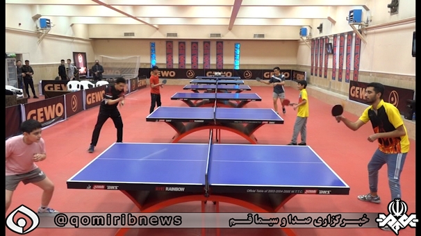 معرفی برترین‌ها در مسابقات پینگ پنگ جایزه بزرگ قم