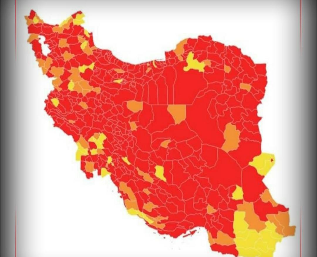 اردبیل،مشگین شهر وپارس آباد در وضعیت قرمز