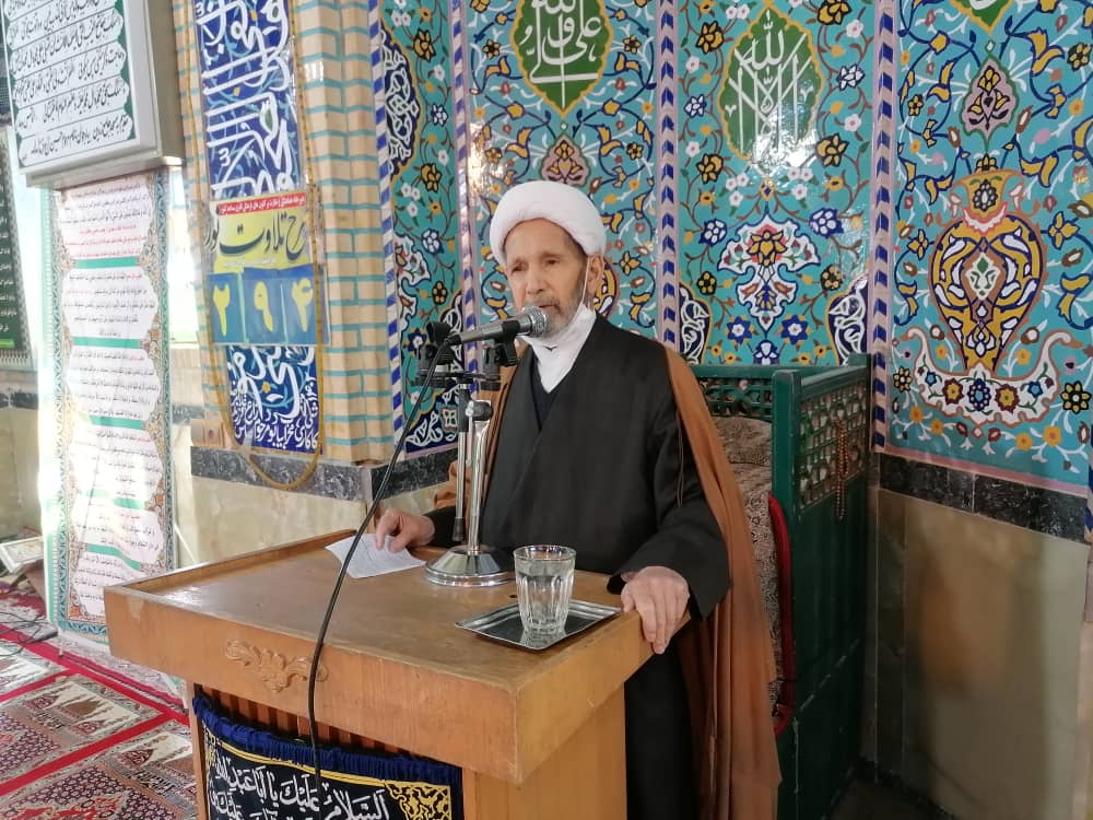 امام جمعه زردین به خاک سپرده شد فیلم