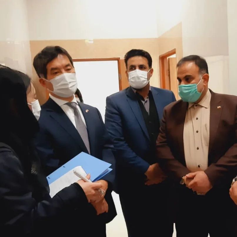 بازدید سفیر ژاپن از بیمارستان امام علی اندیمشک