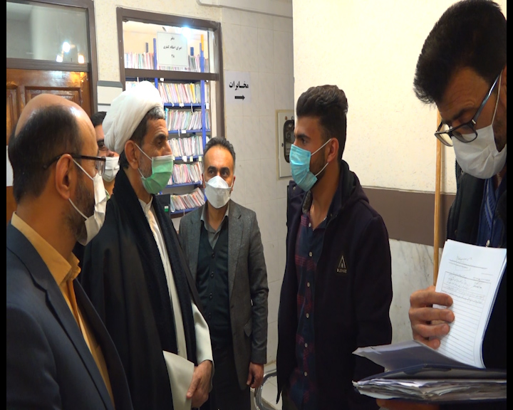 بازدید رئیس کل دادگستری استان اصفهان از دادگستری شهرستان سمیرم