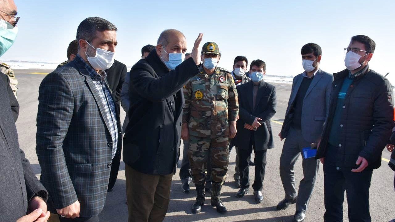 وزیر کشور وارد اردبیل شد