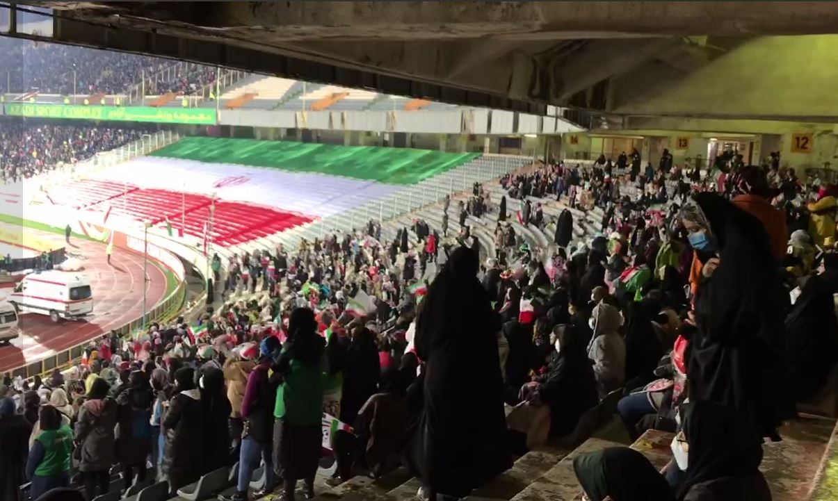 حضور معاون وزیر ورزش در ورزشگاه آزادی