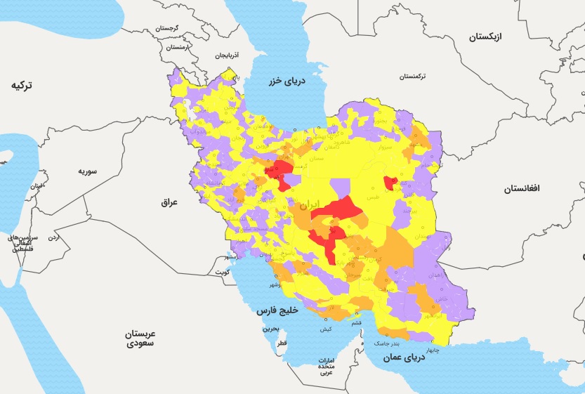 وضع کرونایی قم بار دیگر قرمز شد