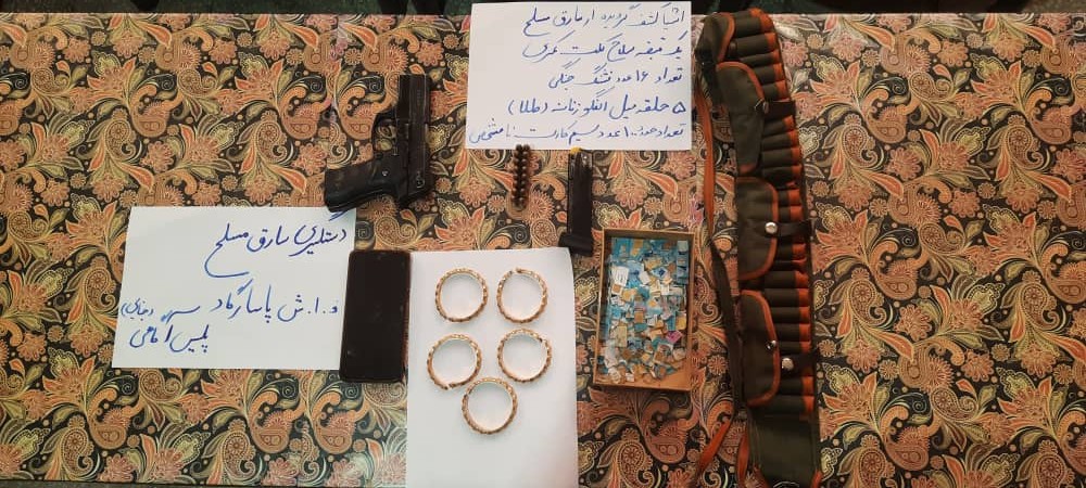بازداشت سارق مسلح درپاسارگاد
