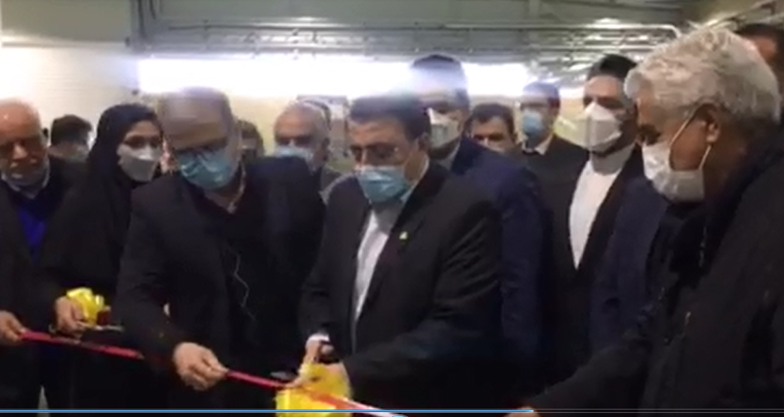 افتتاح کارخانه پاکت سازی صنایع سیمان سامان غرب