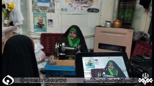 زنان قمی پای کار انقلاب