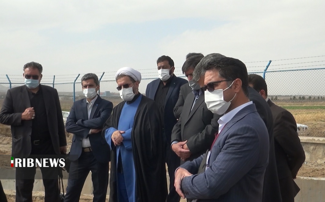 بازدید معاون پیشگیری از وقوع جرم دادگستری استان از تصفیه خانه فاضلاب بیرجند