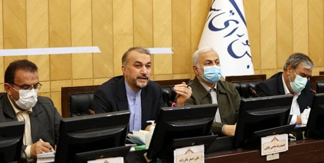 امیرعبداللهیان به پرسشهای اعضای کمیسیون امنیت ملی پاسخ گفت
