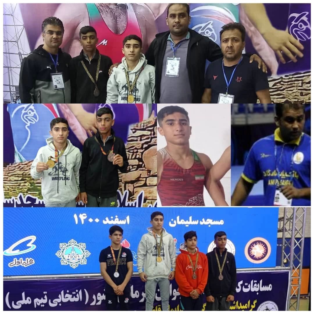درخشش ورزشکاران سیستان و بلوچستان درکشتی قهرمانی کشور