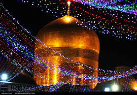 مراسم شب میلاد حضرت ابوالفضل در حرم رضوی برگزار شد