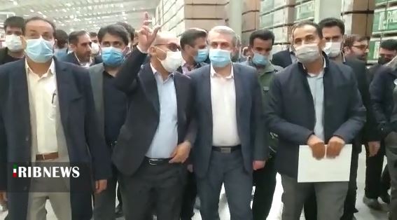 بازدید وزیر صمت از کارخانه پاک چوب کرخه
