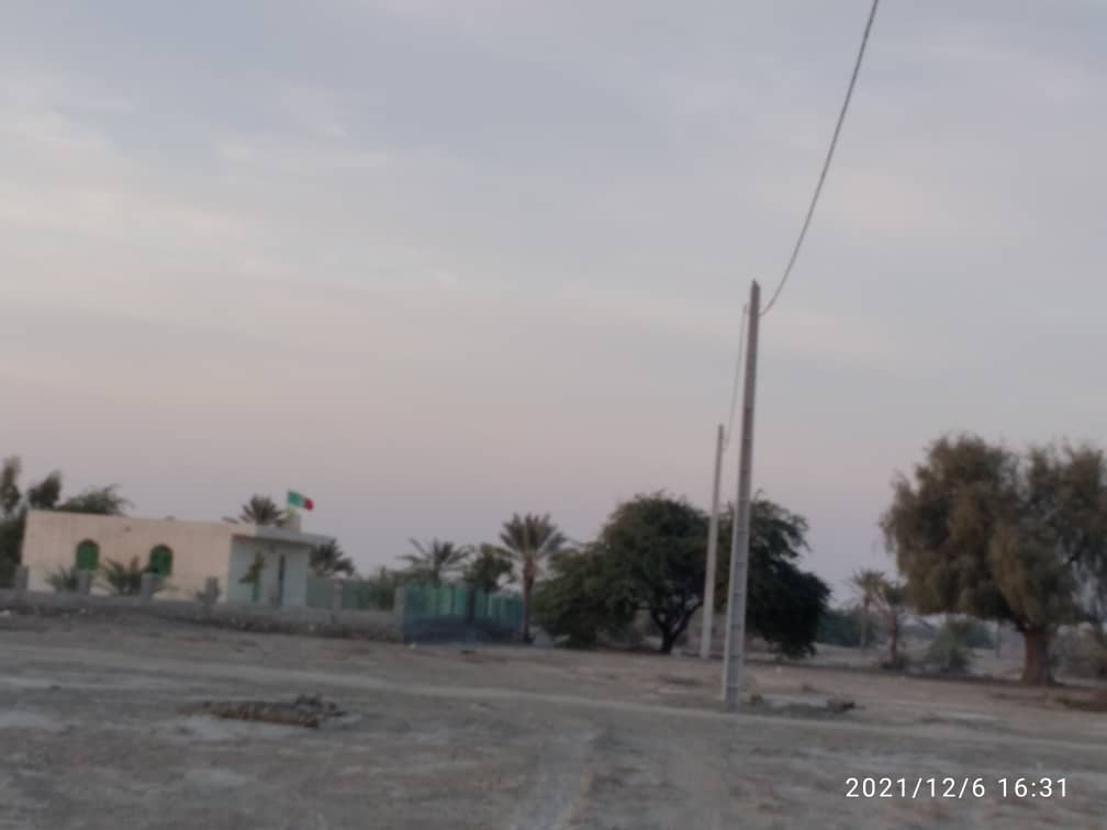 برق رسانی به مسجد صاحب الزمان(عج) روستای نخل ابراهیمی میناب