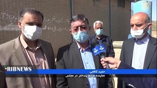 افتتاح ایستگاه پمپاژ جلگه خلج پلدختر