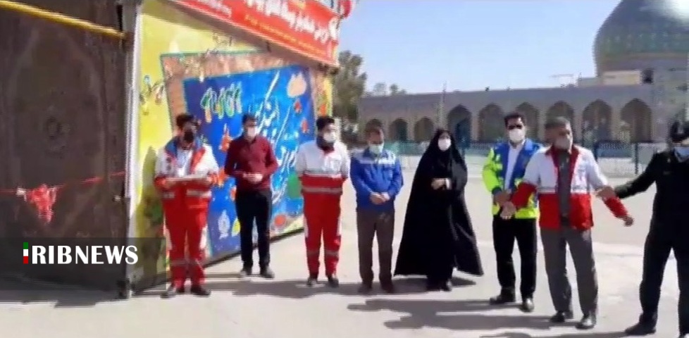 افتتاح اقامتگاه موقت مسافران نوروزی شهدای امدادگر جوان