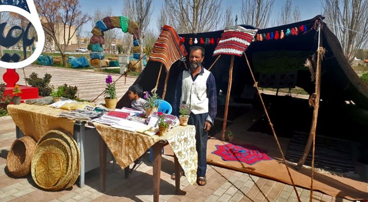 استقرار سیاه چادرهای عشایری در شهرستان بشرویه