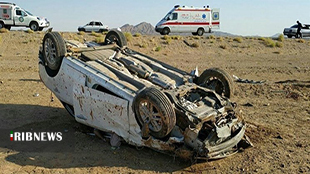 ۱۱ مصدوم در واژگونی دو خودرو در تجره خرم آباد
