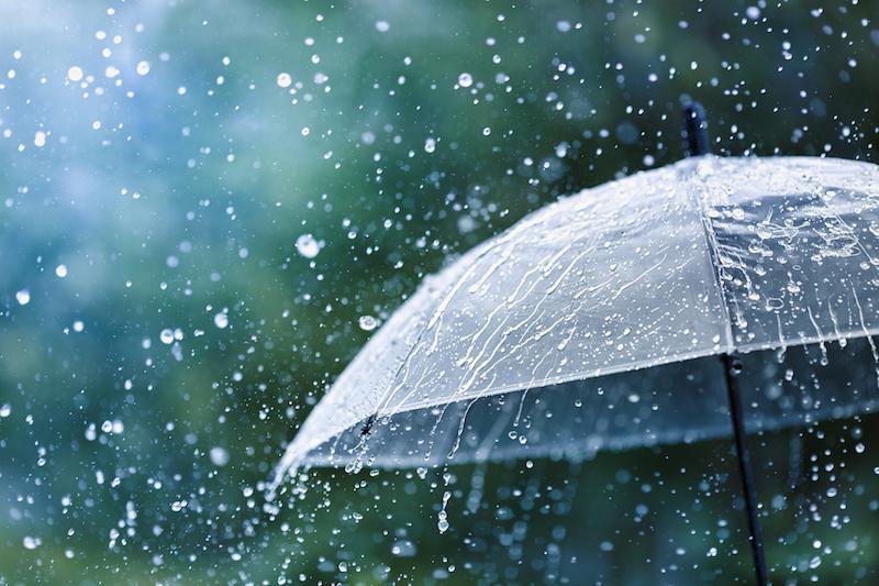 بارشهای رگباری باران در گیلان