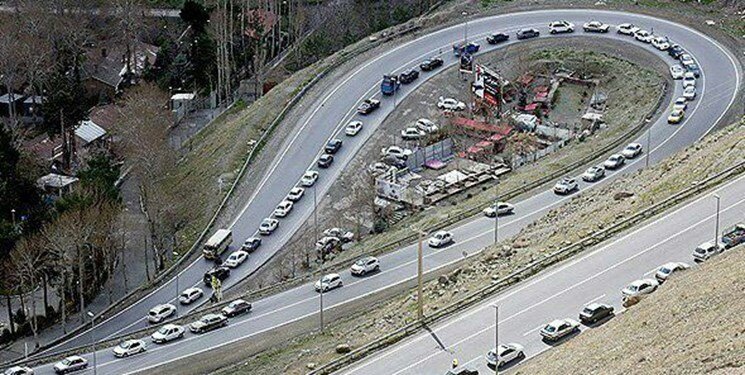 ترافیک سنگین در جادههای مازندران