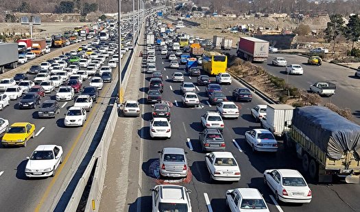 افزایش ۴۰ درصدی تردد نوروزی در جادههای کشور