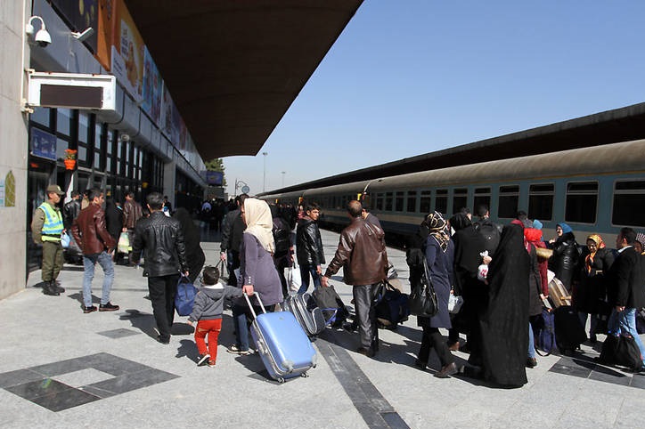 جابهجایی ۷۵۸ هزار مسافر نوروزی صنعت ریلی