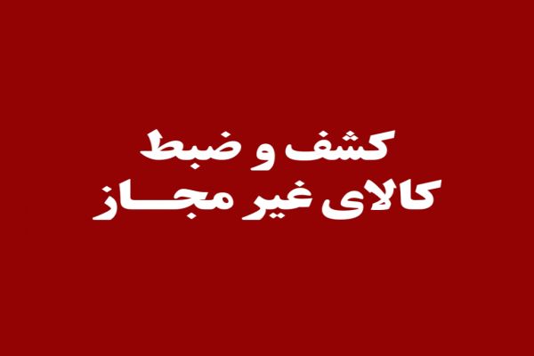 کشف ۱۲۰ قلم کالای آرایشی بهداشتی غیرمجاز در تربت حیدریه
