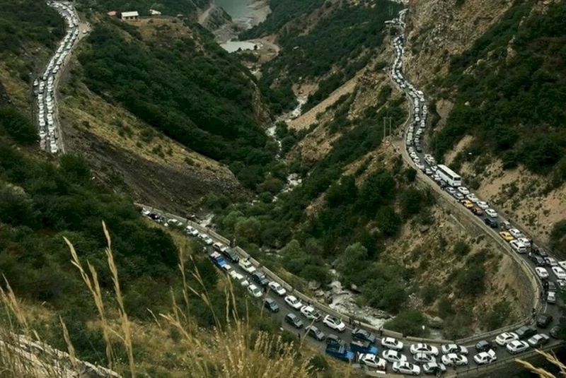 ترافیک سنگین در محور‌های شمالی کشور