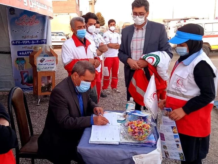 خداقوت نماینده مجلس به امدادگران هلال احمر
