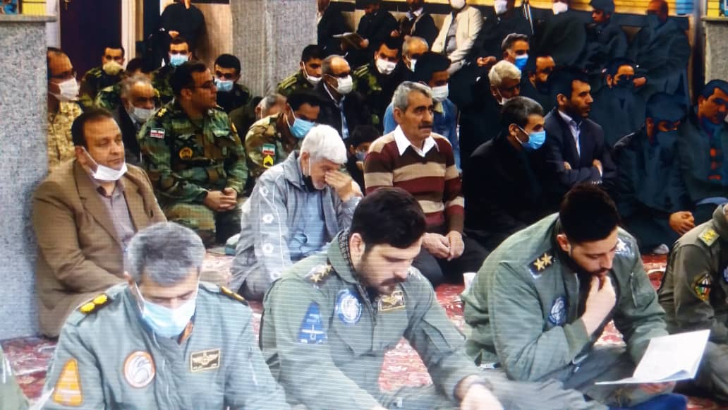 برگزاری مراسم چهلم شهدای حادثه جت آموزشی در تبریز