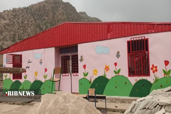 ساخت و بازسازی مدرسه در یکی از روستاهای محروم اندیکا