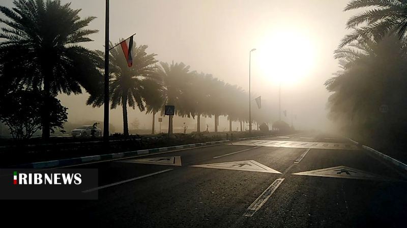 مه صبحگاهی و کاهش میدان دید افقی در کیش