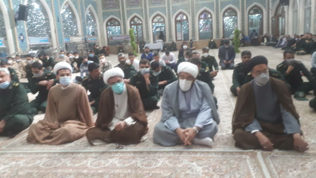 مراسم یادبود شهدای طلبه شیعه و سنی در نیشابور