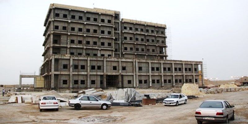 ساخت بیمارستان تامین اجتماعی آبادان در مراحل پایانی