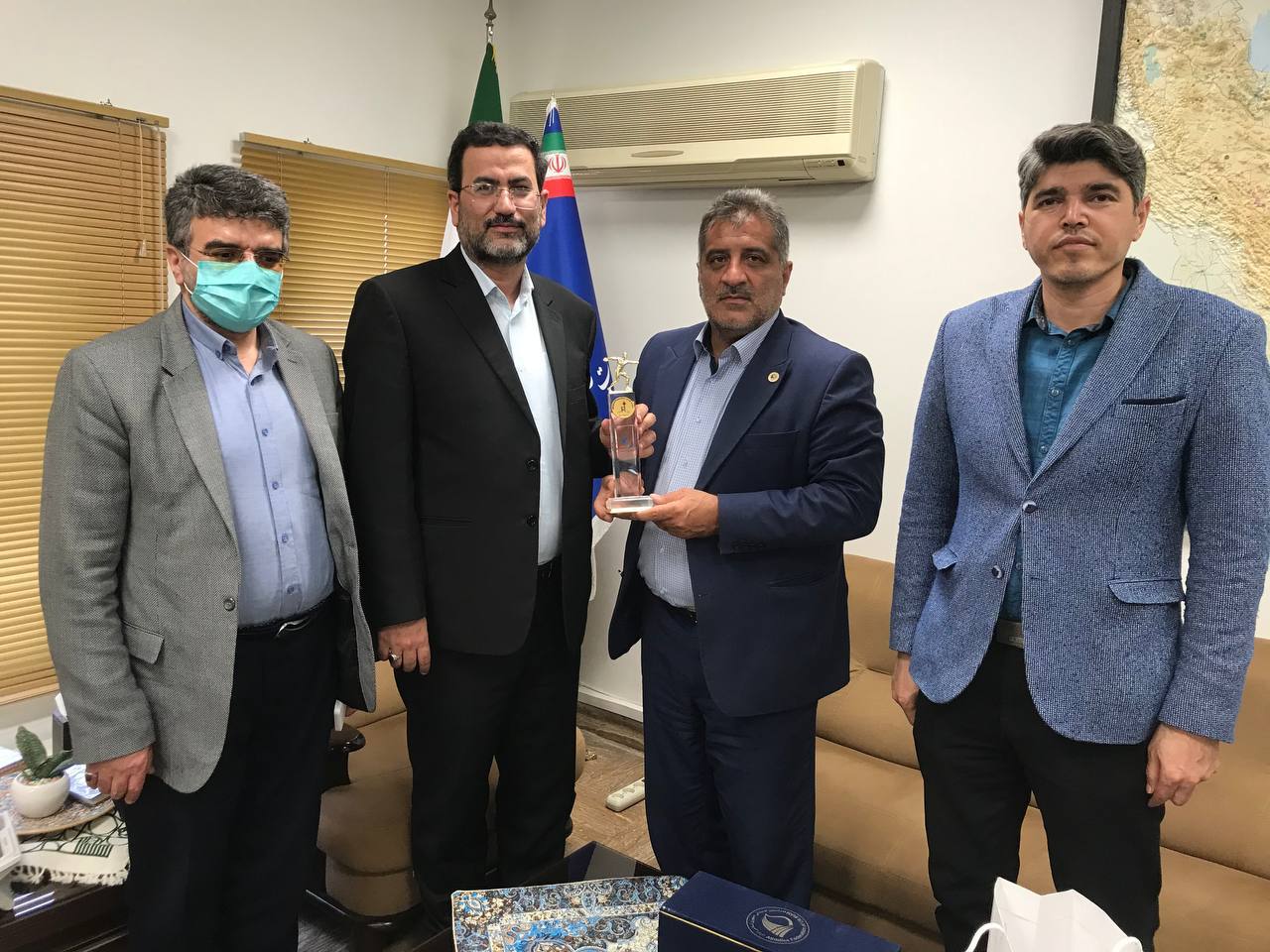دیدار رییس فدراسیون دو و میدانی با معاون وزارت صنعت معدن و تجارت