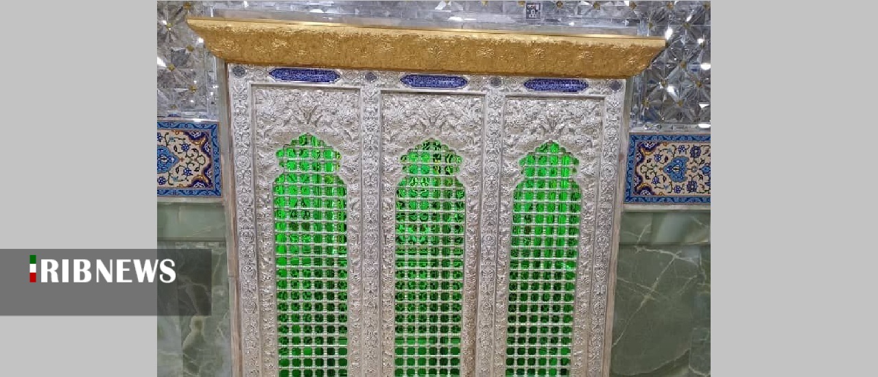 نصب نیم ضریح سرداب مقدس سامرا