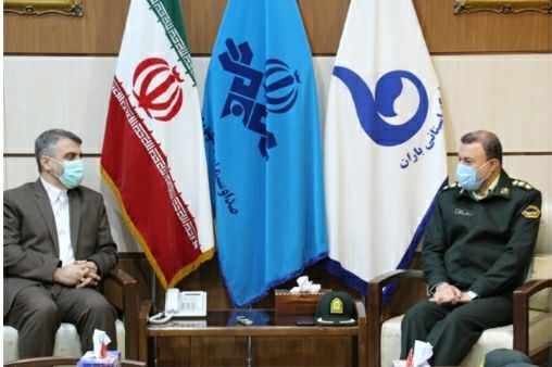 دیدار جانشین فرمانده انتظامی گیلان با مدیران صدا و سیمای مرکز استان