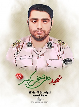 شهادت مامور مرزبانی ناجا در حین ماموریت
