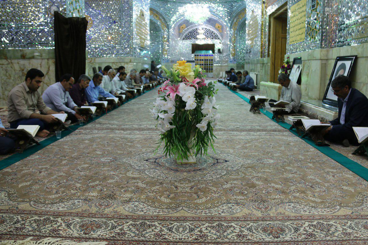 اجرای برنامه‌های فرهنگی رمضانی در امامزاده عبدالله بافق فیلم