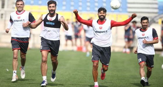 تمرین پرفشار و بازی درون تیمی پرسپولیسیها