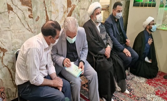 حضور رئیس سازمان زندانها در مسجد احمدیه نارمک