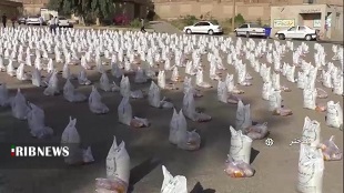 کمک مومنانه سپاه پلدختر در ماه میهمانی خدا