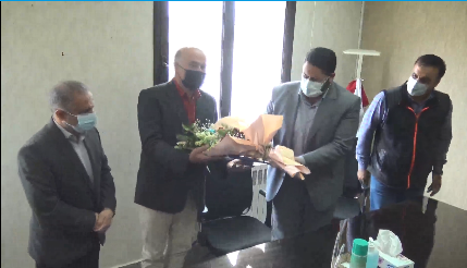 تجلیل از دوچرخه سوار مرندی حامل پیام شهدای سلامت
