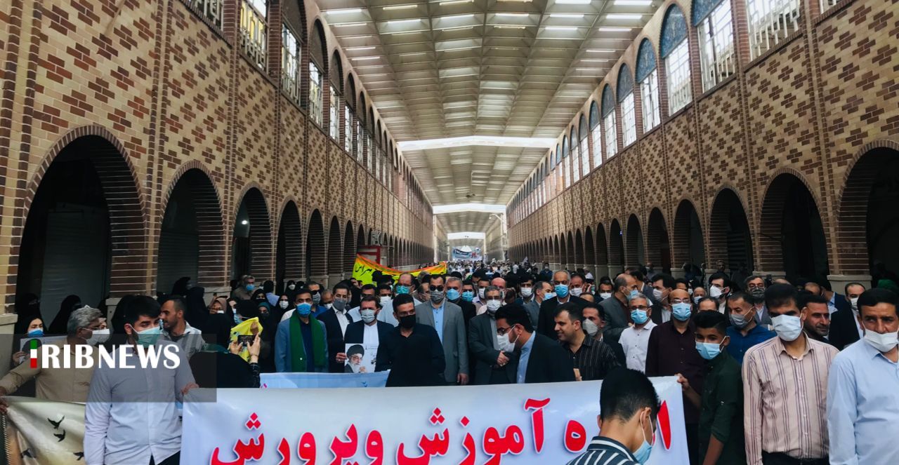 قدس ۱۴۰۱/پایان مراسم راهپیمایی روز جهانی قدس در اهواز