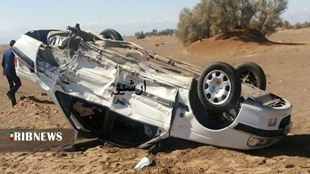 یک مصدوم در واژگونی خودرو در ازنا