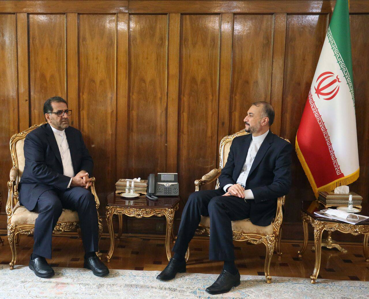 دیدار امیرعبداللهیان با سفیر جمهوری اسلامی ایران در عمان